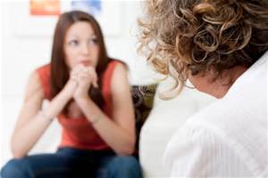 woman in therapy session